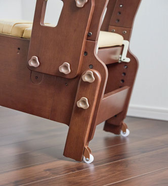 安寿 家具調スマートトイレNEOはねあげタイプ 家具調ポータブルトイレ