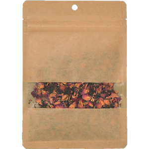 チャック付クラフト平袋窓付穴あき140×200: 袋・ラミネート袋｜包装