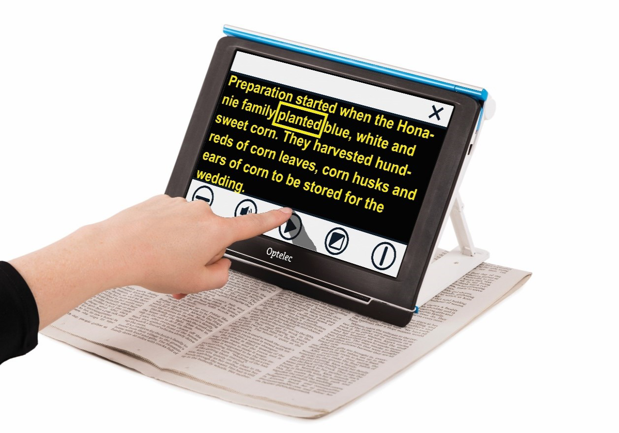 携帯型拡大読書器 コンパクト10 スピーチ｜システムギアビジョン