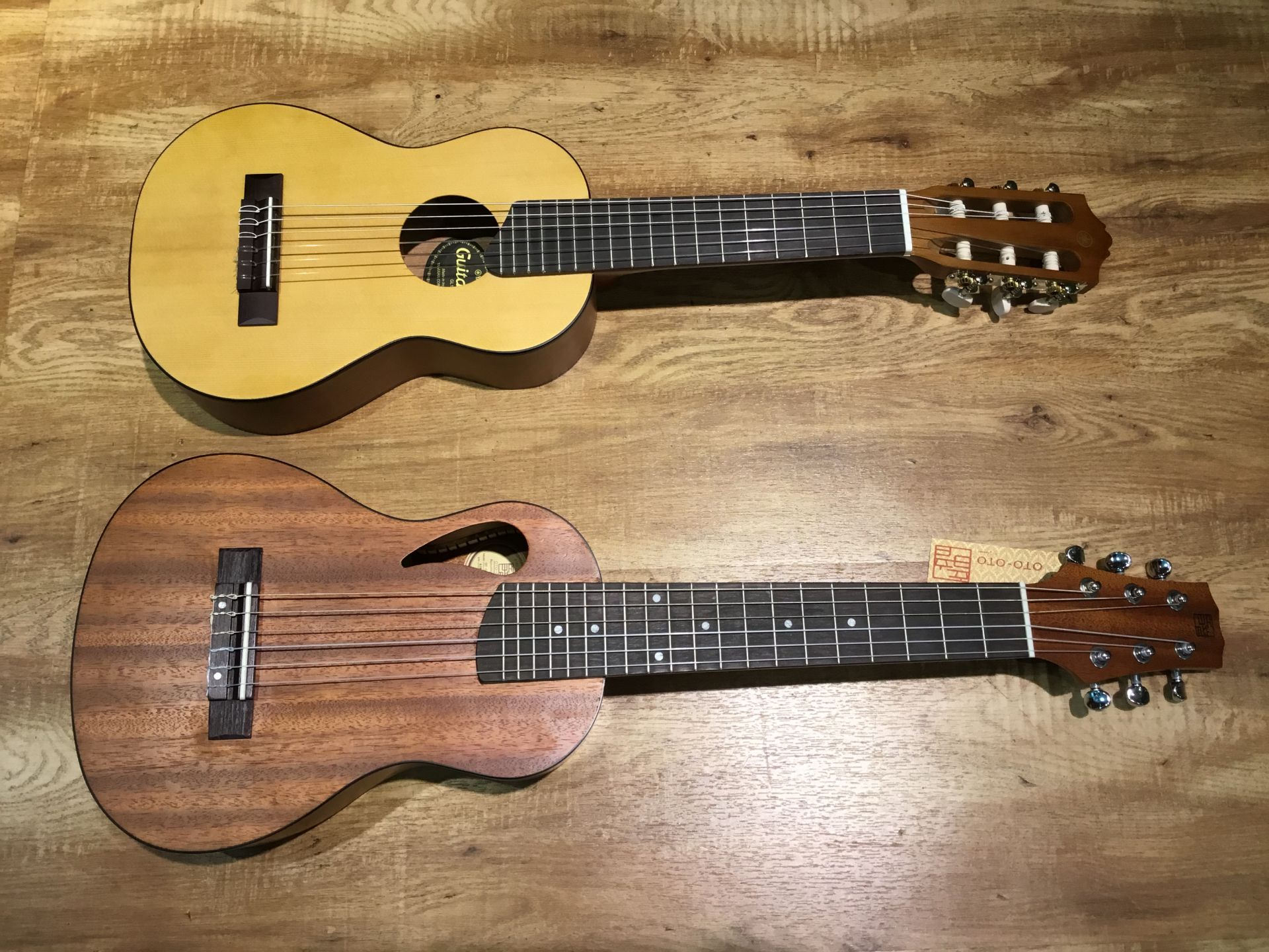 音音（おとおと）プチギター OT-GP1M/e /NTMとYAMAHA(ヤマハ)GL1を比較