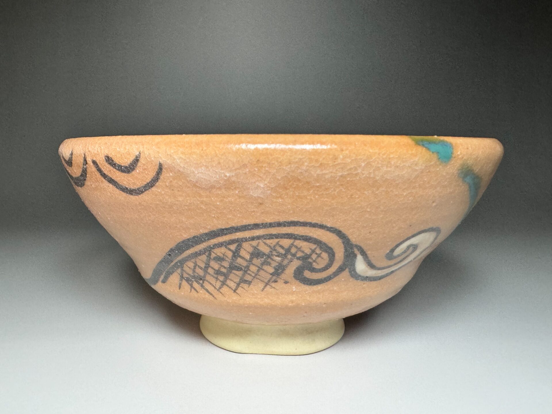 加藤芳右衛門 十鳳 赤織部 茶碗 大萱 八坂窯 | 新栄堂