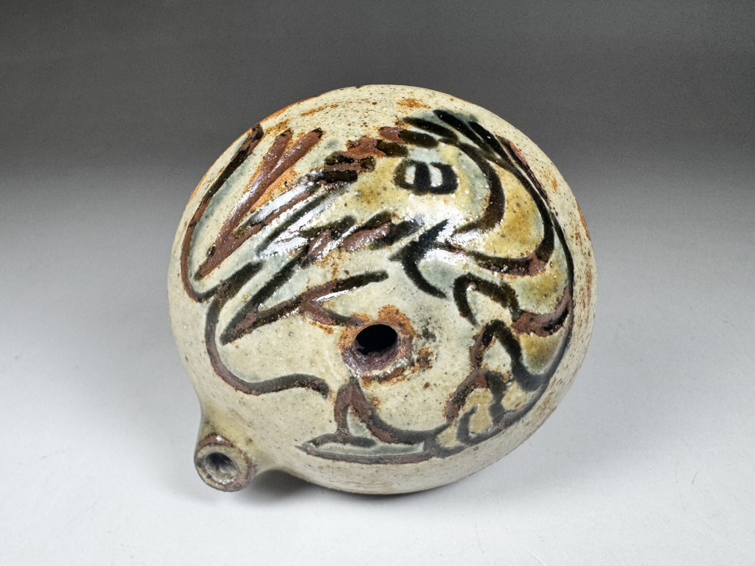 壷屋焼 人間国宝 金城次郎 水滴 金城敏男 ぐい呑 | 新栄堂