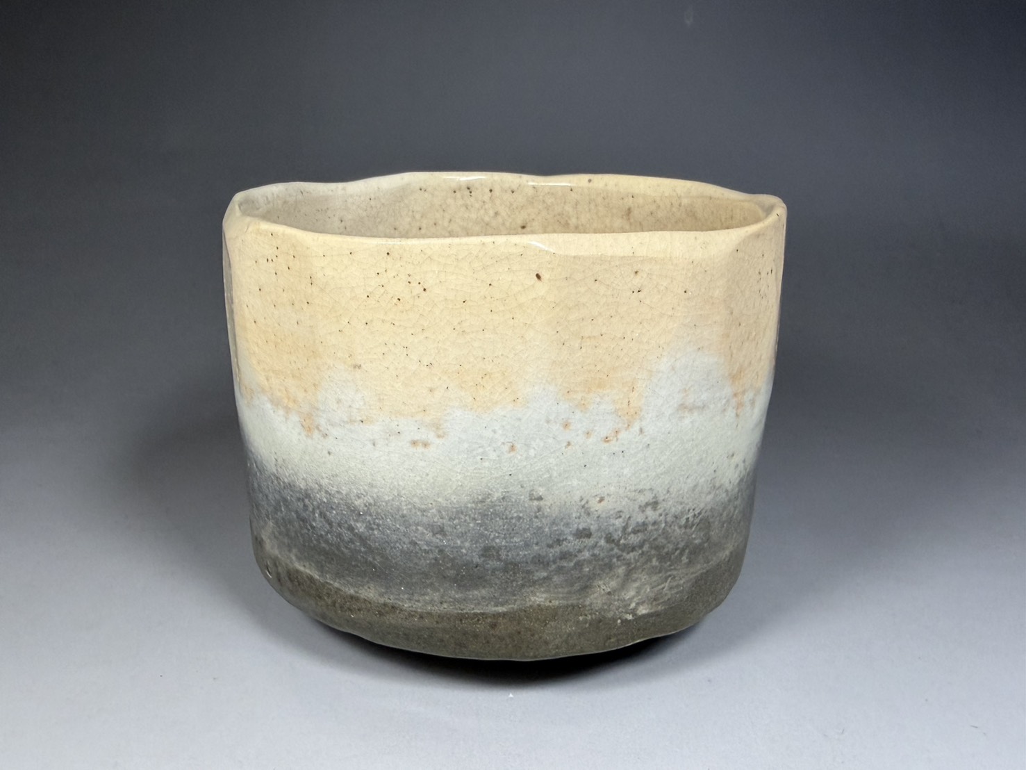 九代 大樋長左衛門 光悦 不二山 うつし 茶碗 / 表千家 十四代 而妙斎