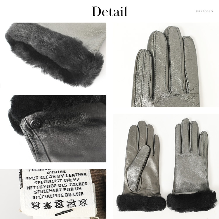手袋 Classic Leather Shorty Tech Glove 19033 正規品 アグ UGGの通販