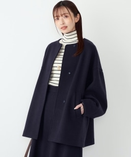 SHIPS any: カシミヤ ミックス テーラード ショート Pコート｜ SHIPS