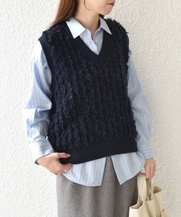 WEB限定】〈手洗い可能〉チルデン ニット ベスト｜ SHIPS 公式サイト