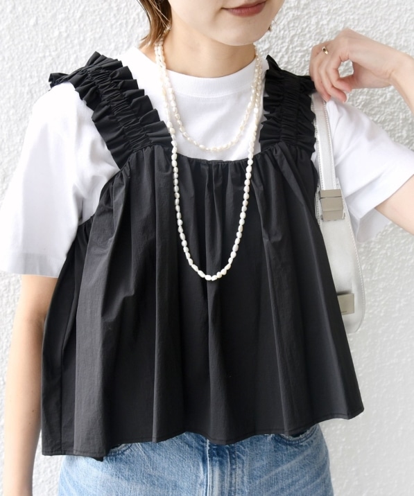 WEB限定】〈洗濯機可能〉ショルダー フリル キャミソール｜ SHIPS 公式