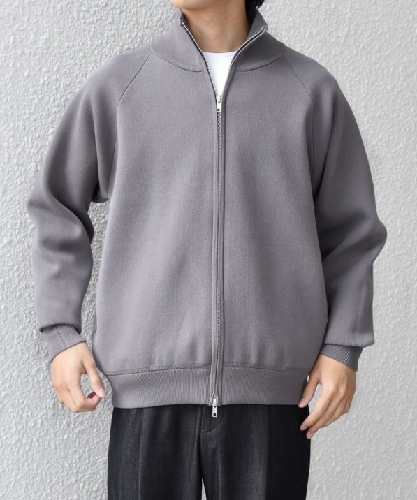 SHIPS any:〈手洗い可能〉RETENTION ドライバーズ ニット ジップ