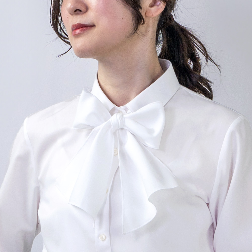 ブラウス 無地 ホワイト CHOYA SHIRT FACTORY｜CHOYA SHIRT（チョーヤ