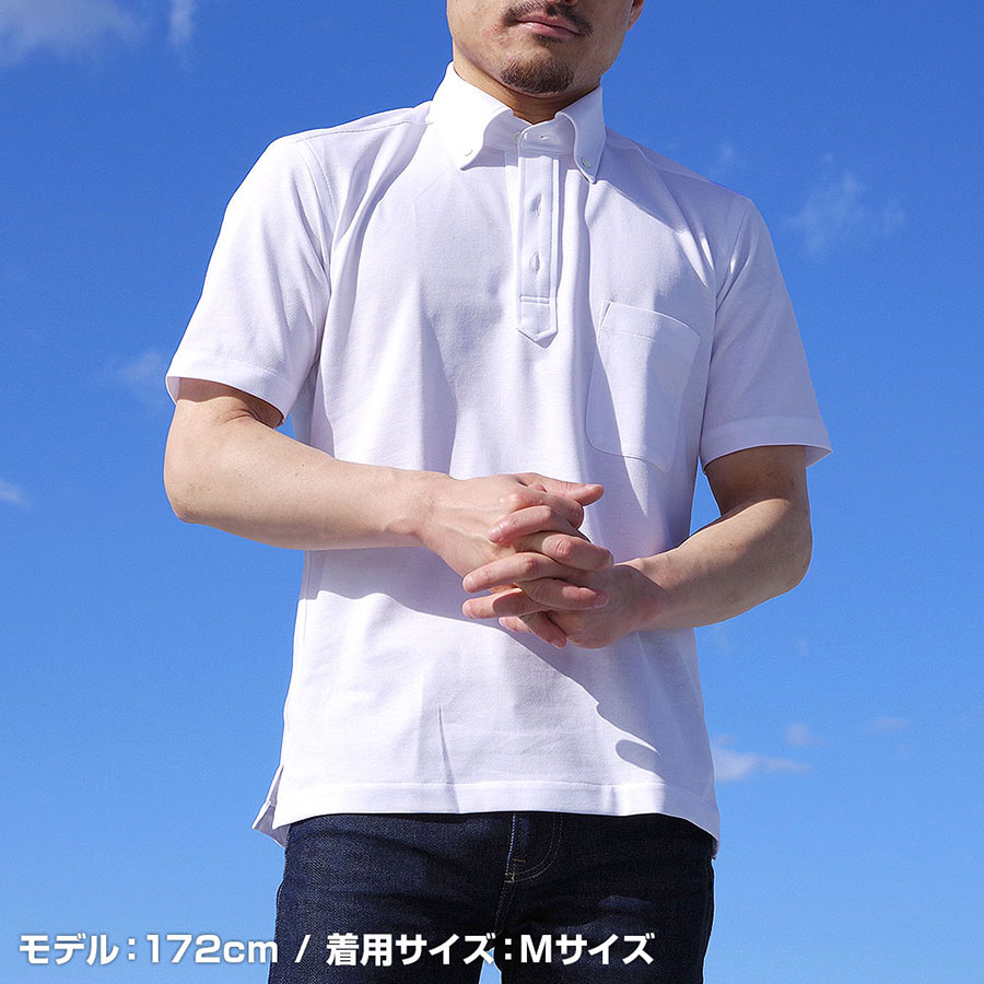 CHOYA URBAN STYLE プルオーバー 半袖 ポロシャツ ニット COOLMAX 綿