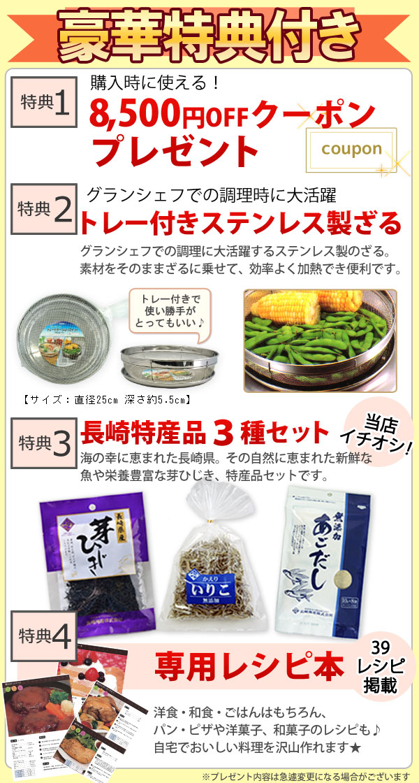 パワー・スチームオーブン Newグランシェフ【フォーマック】