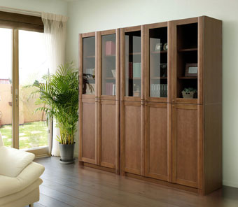 本格派スライド書棚メーカー。ハピネスコーポレーション・生松工芸