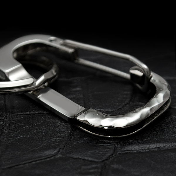 刻印OK】カラビナフック リング付き 送料無料 名入れ ギフト 人気 DG-103WA