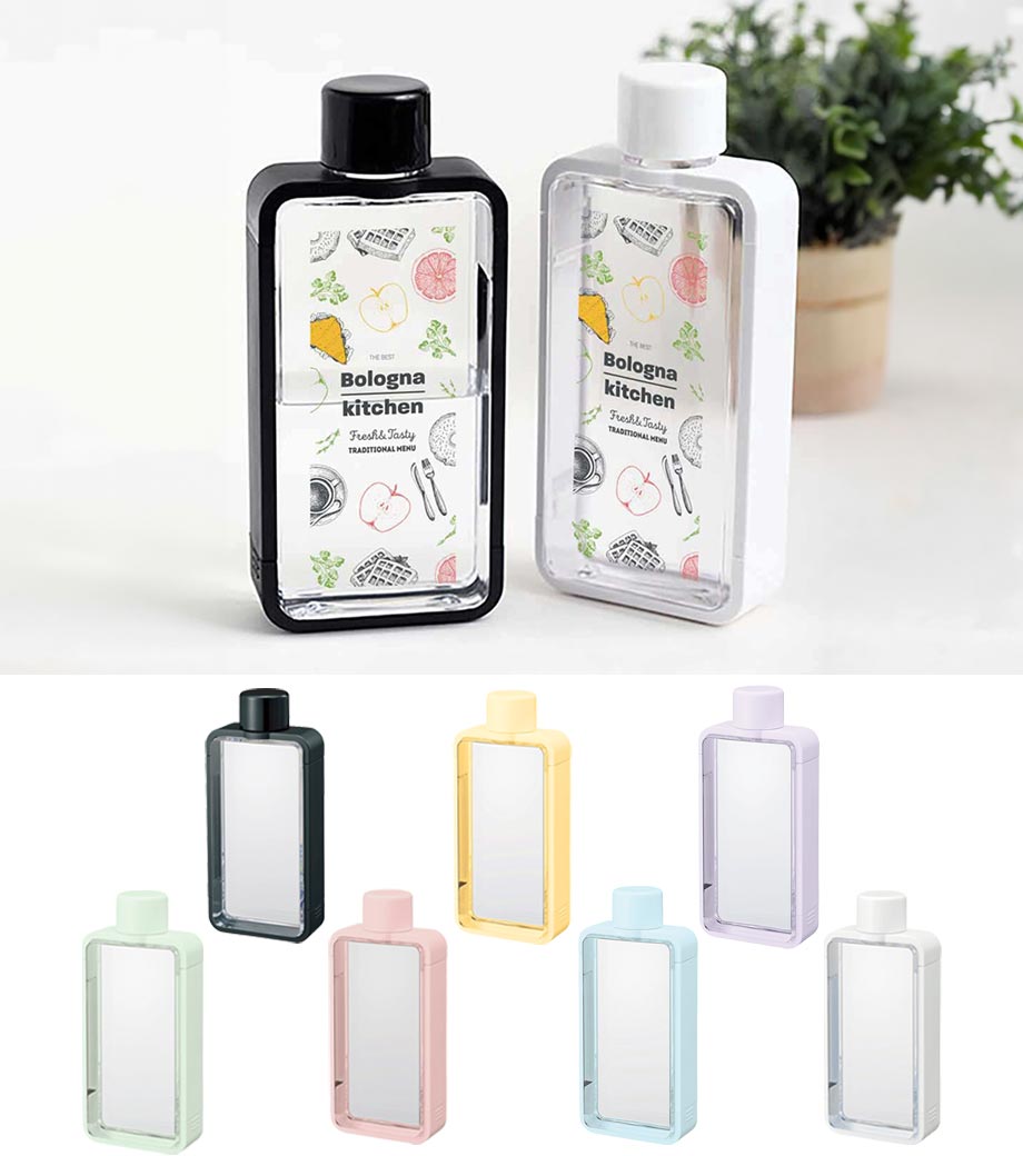 フレームスクエアボトル｜最安値￥495|ほしい！ノベルティ