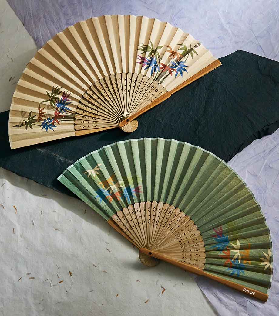 利楽物語 やさしい扇子1本｜最安値￥329|ほしい！ノベルティ