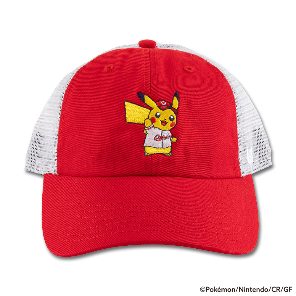 カープオリジナル ポケモンキッズメッシュキャップ(ピカチュウ) | 商品