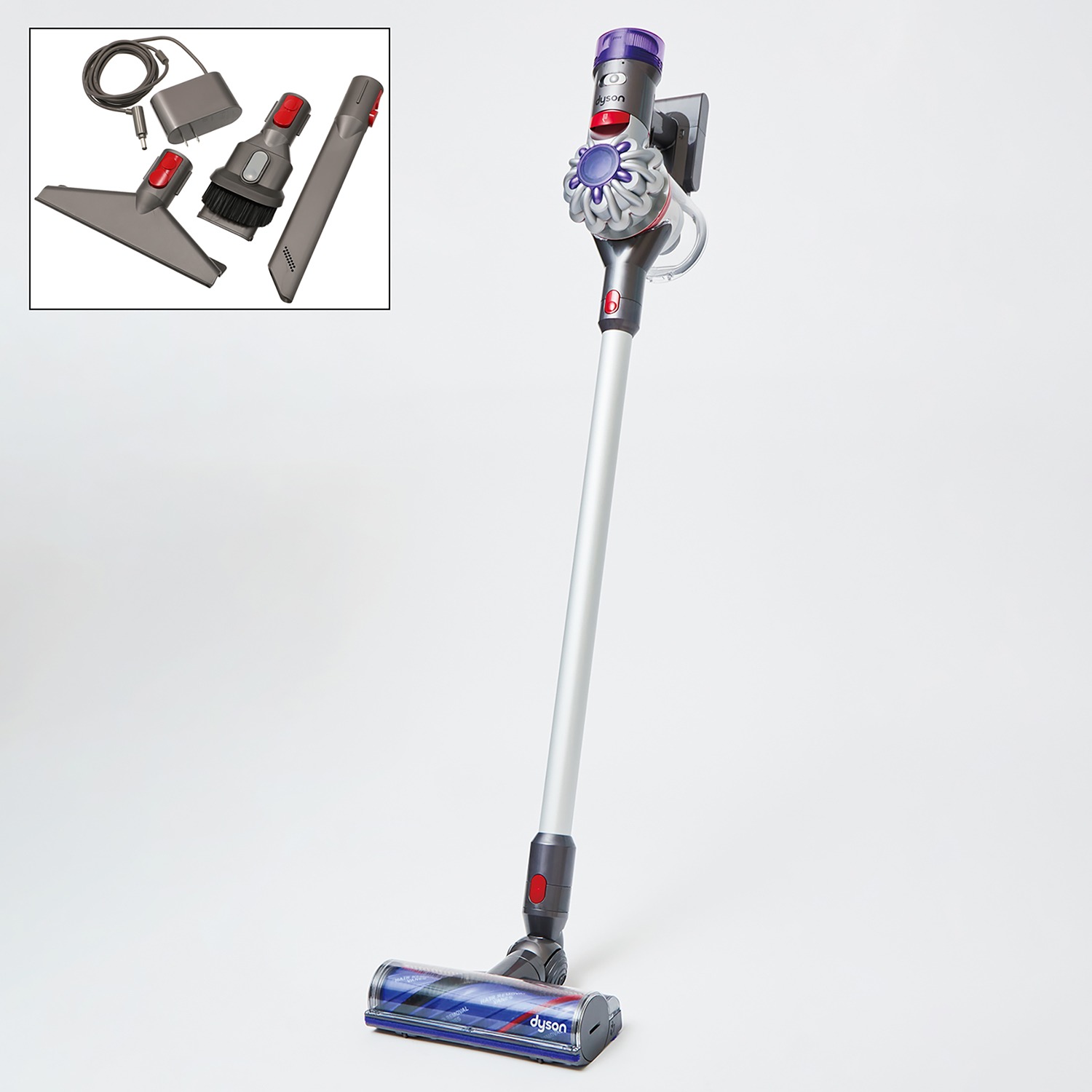 ダイソン 自動で毛絡みを解消する クリーナーヘッド搭載！ コードレス