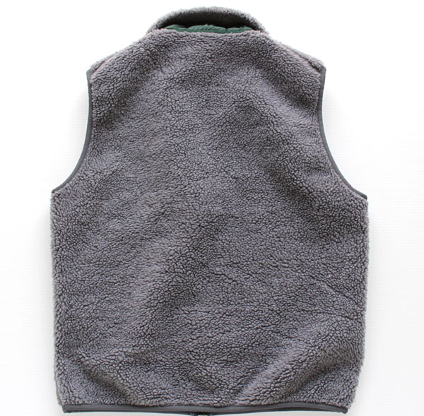 90s USA製 patagoniaパタゴニア レトロX フリースベスト グレー S