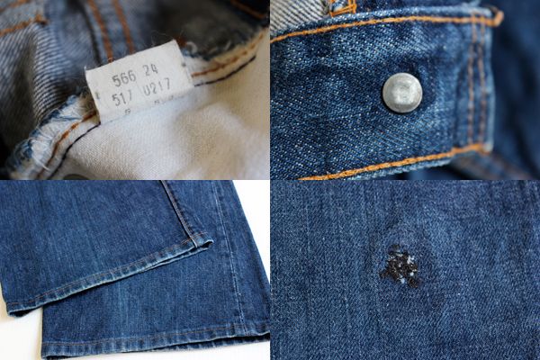 70s USA製 Levi'sリーバイス 517 シングル 66前期 デニムパンツ