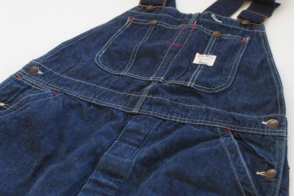60s BIGMACビッグマック ローバック デニム オーバーオール