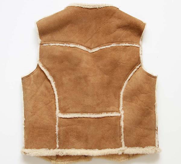 70s JCPenney シープスキン リアル ムートンベスト M - Sixpacjoe Web Shop