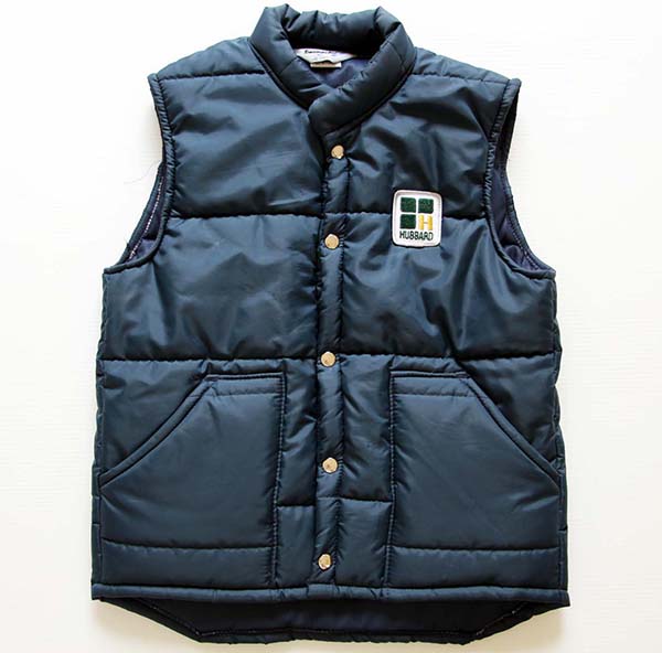80s USA製 Swingster HUBBARD パッチ付き 中綿入り レーシングベスト