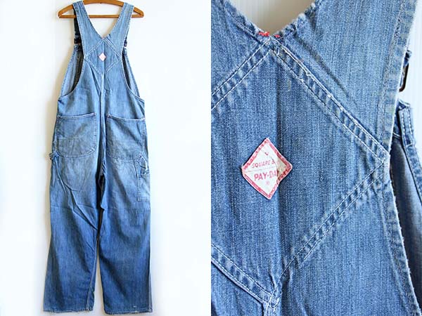 50s PENNEY'S PAYDAY デニム オーバーオール - Sixpacjoe Web Shop