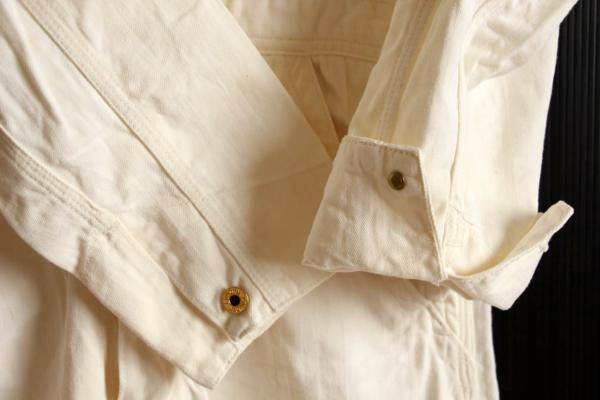 50s COWDEN HBT ヘリンボーンツイル オールインワン 生成り 36☆つなぎ