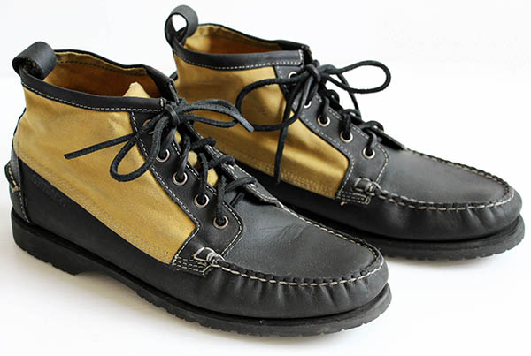 SEBAGOセバゴ×FILSONフィルソン レザー×ワックスコットン モカシン