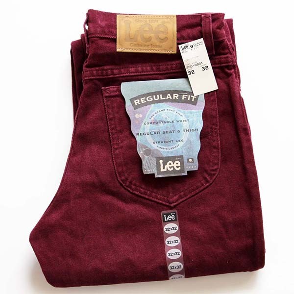 デッドストック☆90s USA製 Leeリー 200-8961 カラーデニムパンツ