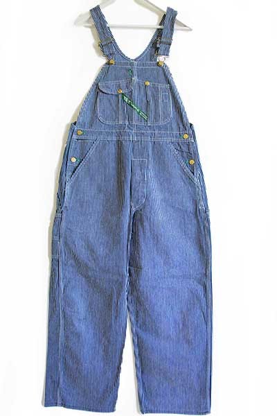 90's OSHKOSH オーバーオール USA製 ヒッコリーストライプ 90's