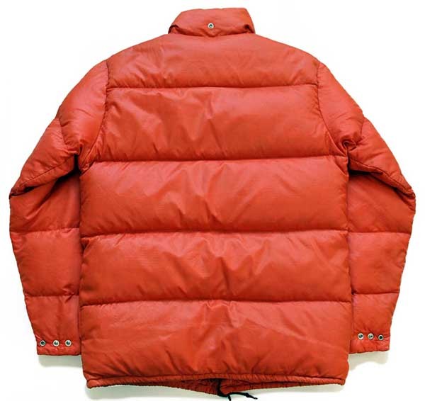 70s Woolrichウールリッチ ナイロン ダウンジャケット オレンジ M