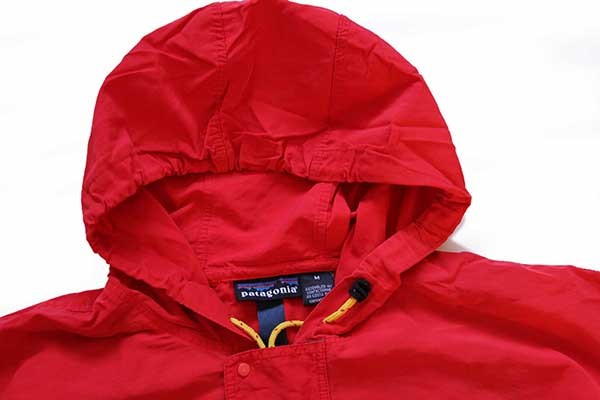 90s patagoniaパタゴニア バギーズプルオーバー ナイロンパーカー 赤 M