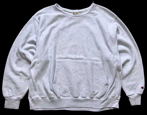 00s Championチャンピオン 無地 目無し リバースウィーブ スウェット