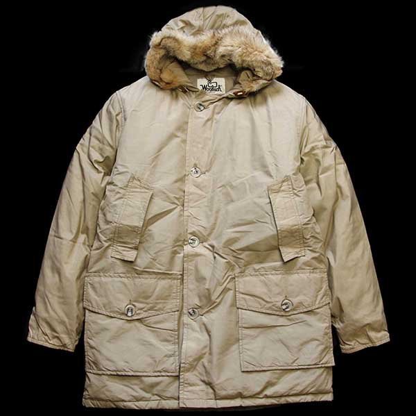 70s USA製 Woolrichウールリッチ コヨーテファー アークティック