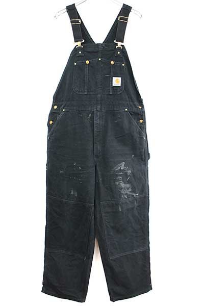 メキシコ製 carharttカーハート ダック地 ダブルニー オーバーオール