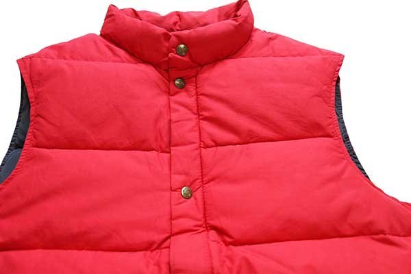 80s USA製 Woolrichウールリッチ 60/40 ダウンベスト 赤 L - Sixpacjoe