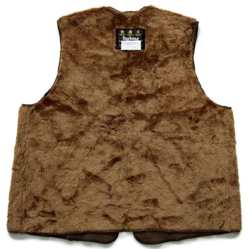 90s 英国製 Barbourバブアー A297 パイルライナー ボア ベスト
