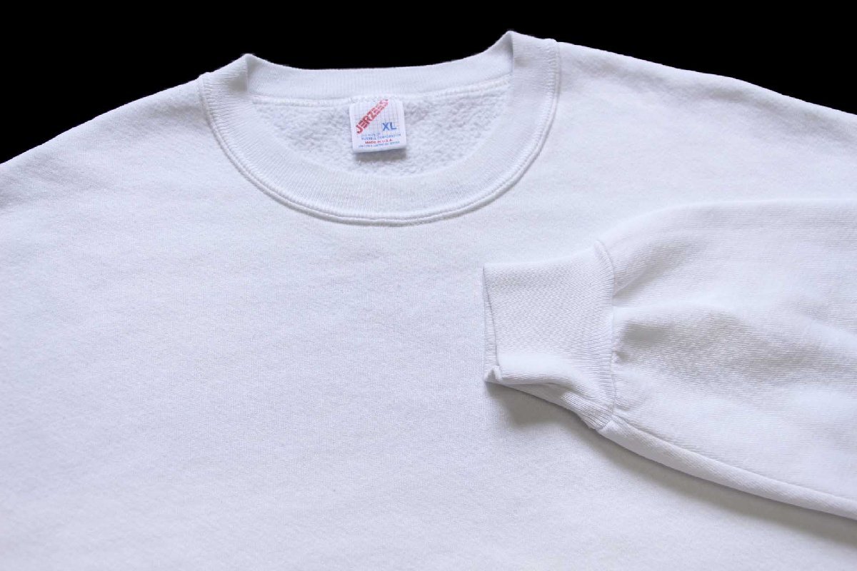 90s USA製 JERZEES 無地 スウェット 白 XL☆ブランク - Sixpacjoe Web Shop