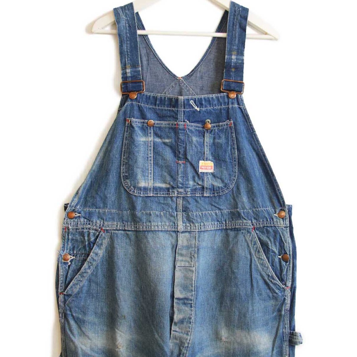 50s USA製 PENNEY'S PAYDAY ダメージ リペア インディゴ デニム