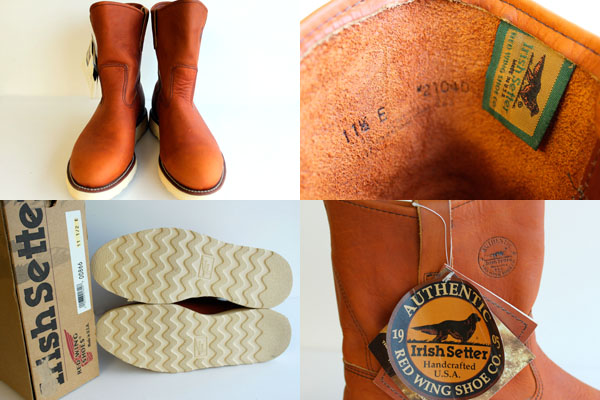 デッドストック☆90s USA製 REDWINGレッドウイング 866 緑犬タグ アイ