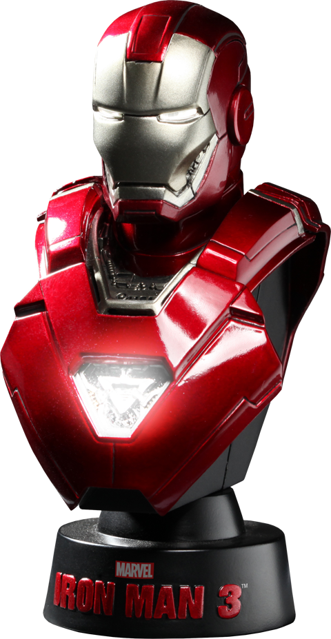 Iron Man Mark 33 (XXXIII) Sixth (1:6) Scale Busts by Hot Toys