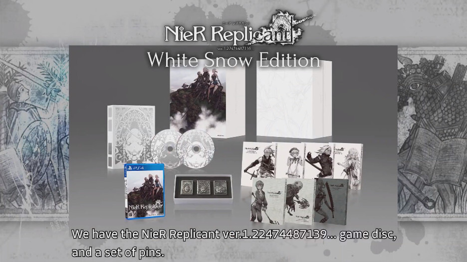 NieR Replicant White Snow Collector's Edition Pre-orders Open