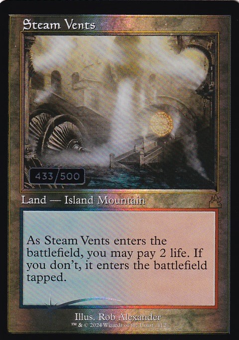 FOIL] 蒸気孔/Steam Vents (旧枠・シリアル433/500) 【英語版】 [RVR