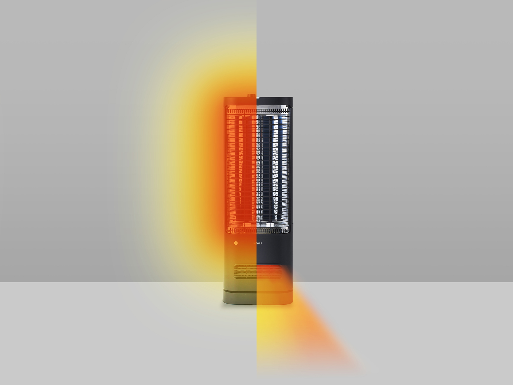 足元ファンヒーター付き 遠赤外線暖房機 にこポカ ｜シロカ