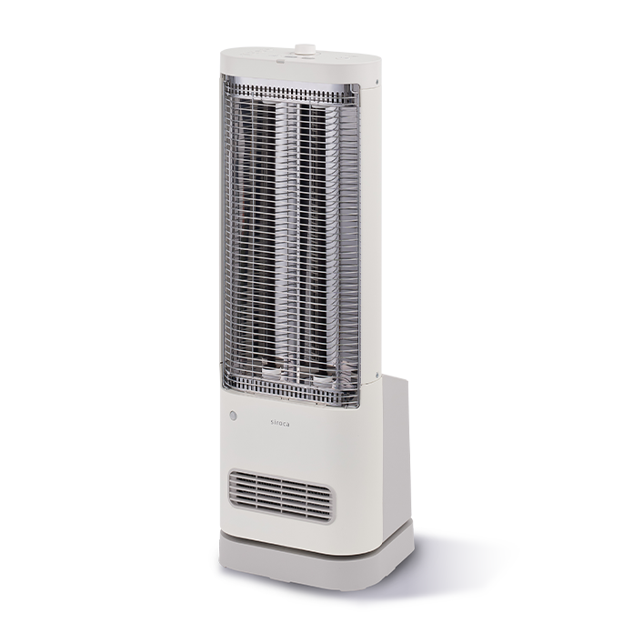 足元ファンヒーター付き 遠赤外線暖房機 にこポカ ｜シロカ