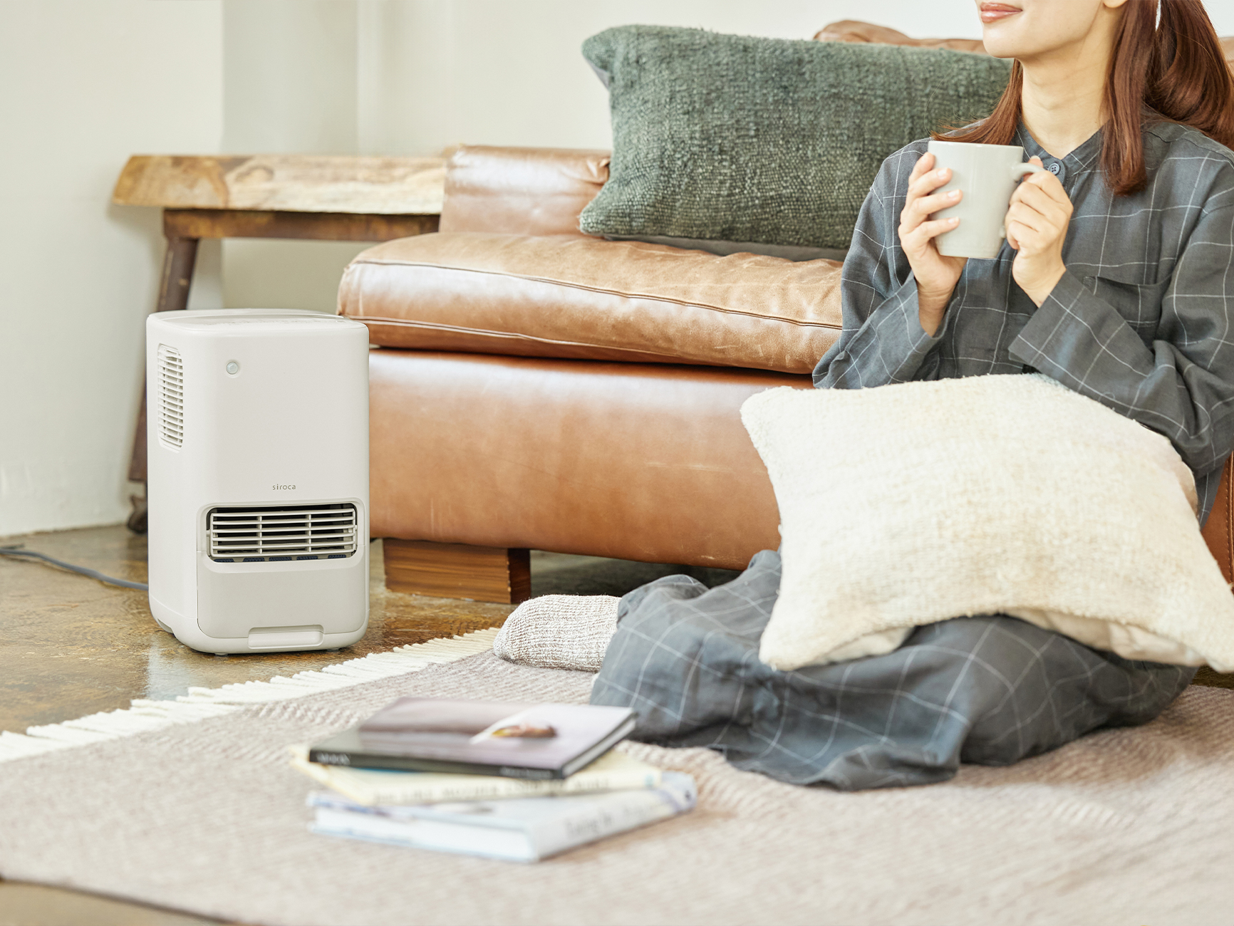 加湿機能付き セラミックファンヒーター ポカプラス - シロカ株式会社