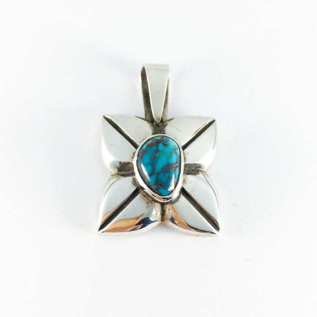 インディアンジュエリー ペンダント トップ 44 | ターコイズ・メンズ