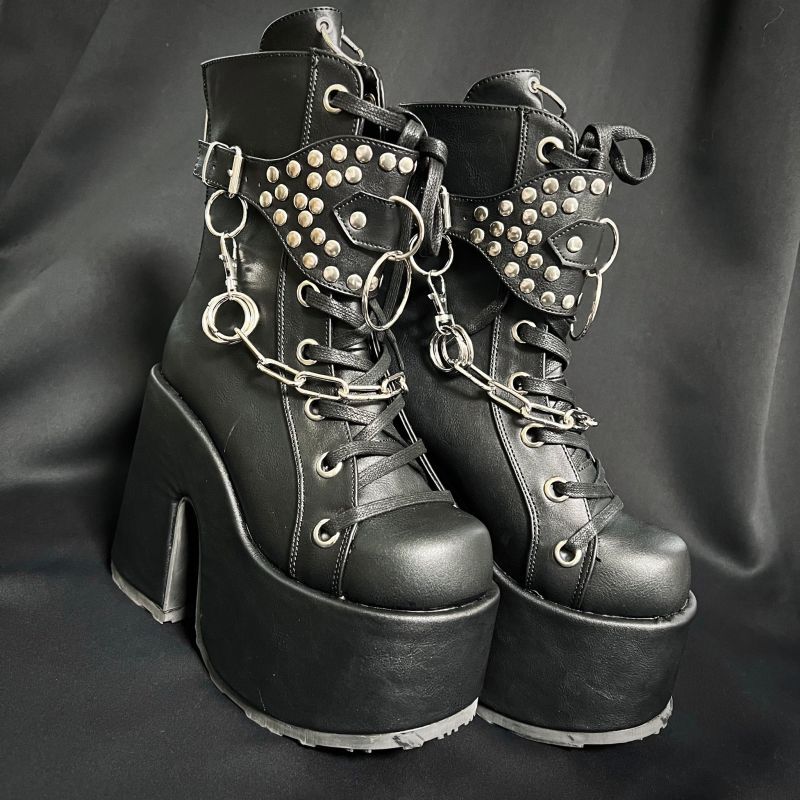 取り寄せ]CAMEL-65 / 厚底ブーツ【DEMONIA】 | Spider Rock Web