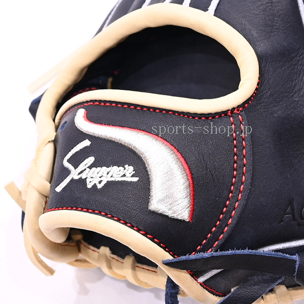 久保田スラッガー 直刺しゅう ラベル 刺繍 限定品 SR1型 KSブラック